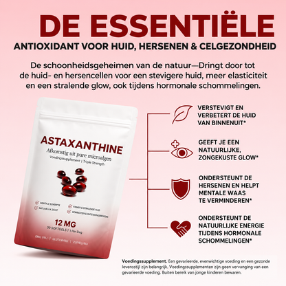 Astaxanthin 12mg Softgels + kokosolie