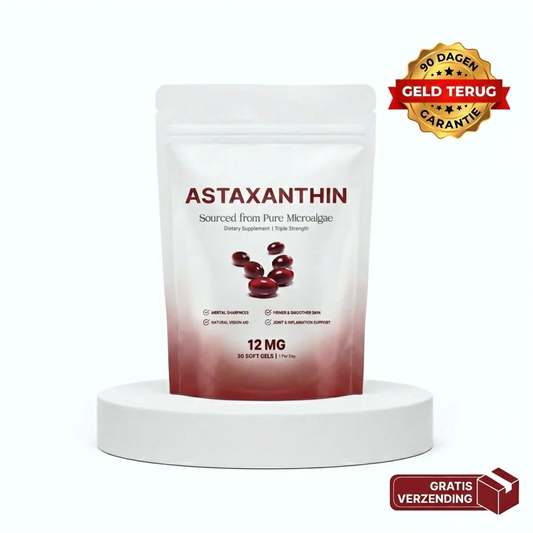 Astaxanthin 12mg Softgels + kokosolie
